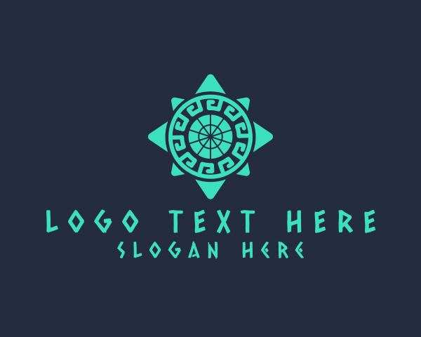 Traditional logo example 2