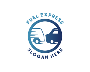 Express Van Logistics logo design