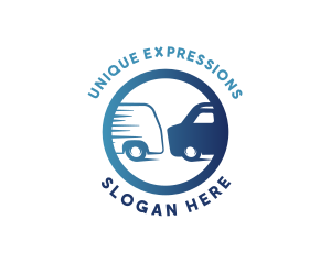 Express Van Logistics logo design