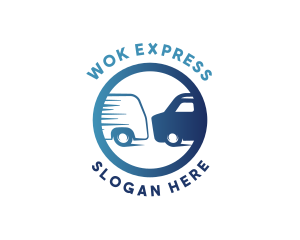 Express Van Logistics logo design