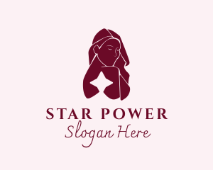 Beauty Star Woman logo design