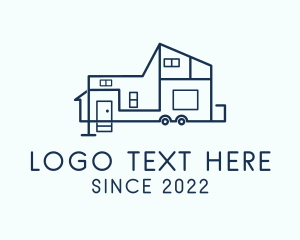 Camper Trailer House Van  logo