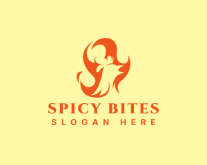 Roasted Spicy Chicken Grill logo design