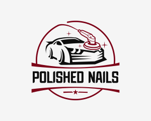 Car Buffing Polisher logo design