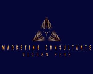 Premium Pyramid Firm logo design