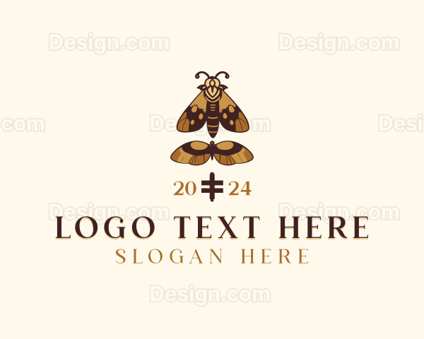 Moth Bug Insect Logo