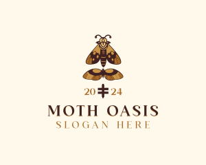 Moth Bug Insect  logo