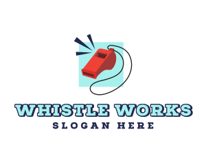 Sports Referee Whistle logo
