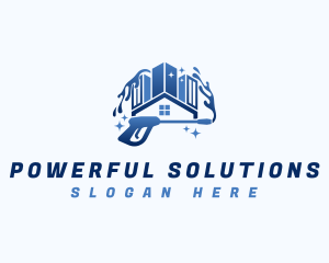 Power Wash Clean Residence logo design