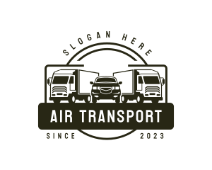 Cargo Distribution Truck logo design