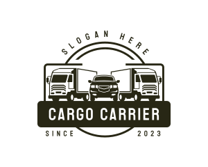 Cargo Distribution Truck logo design