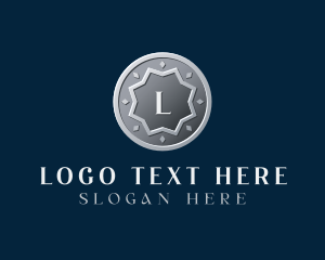 Silver Coin Letter logo