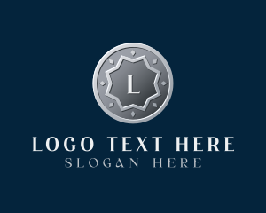 Silver Coin Letter Logo