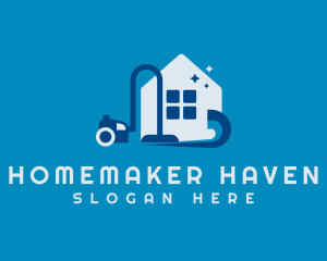 Home Vacuum Cleaner logo design