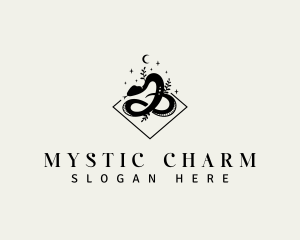 Mystical Viper Snake logo design