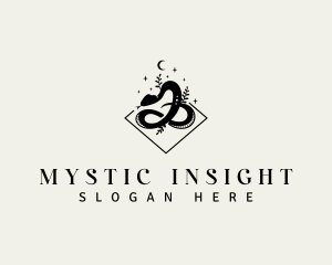 Mystical Viper Snake logo design