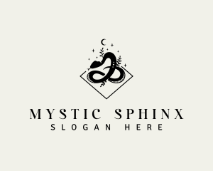 Mystical Viper Snake logo design