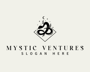 Mystical Viper Snake logo design