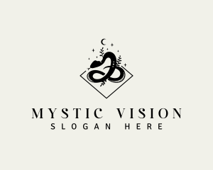 Mystical Viper Snake logo design