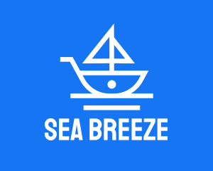 Sail Fishing Boat logo