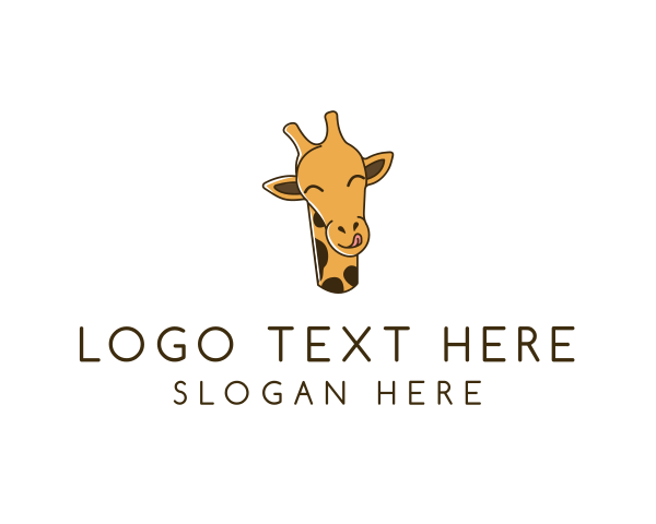 Giraffe logo example 1
