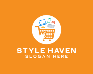 Online Gadget Shopping  logo design