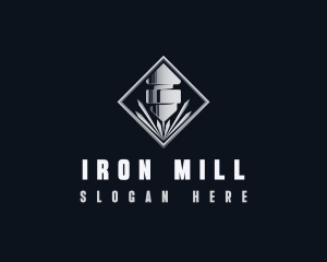 Metal Laser Milling logo design