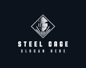 Metal Laser Milling logo design