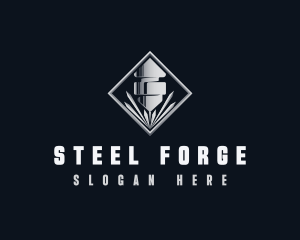 Metal Laser Milling logo design