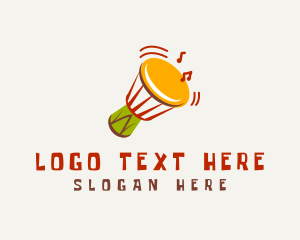 African Djembe Drum logo