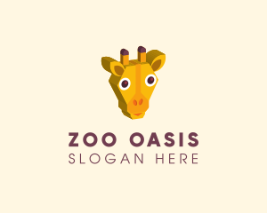 Wild Giraffe Zoo  logo design