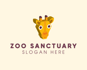 Wild Giraffe Zoo  logo design