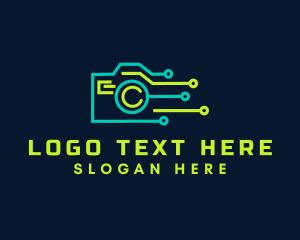 Snapshot - Digital Camera Photography logo design