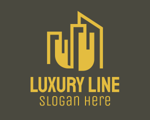 Geometric Luxury Property  logo design