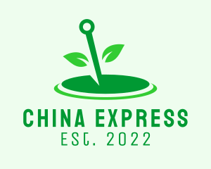 Green Plant Acupuncture  logo design
