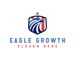 American Eagle Patriotic Bird logo design