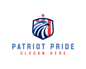 American Eagle Patriotic Bird logo design