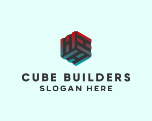 Software Tech Cube logo design