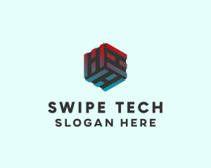 Software Tech Cube logo design