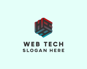 Software Tech Cube logo design