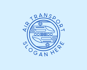 Train Railway Rail logo design