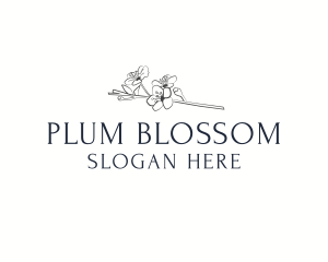 Floral Blossom Wordmark logo design