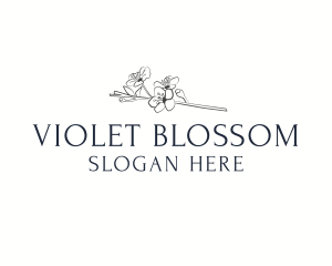 Floral Blossom Wordmark logo design