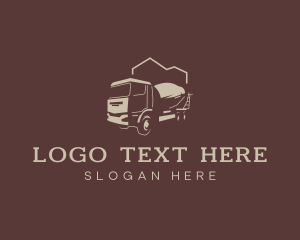 Construction Cement Mixer logo