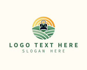 Field Lawn Mower Landscaping logo