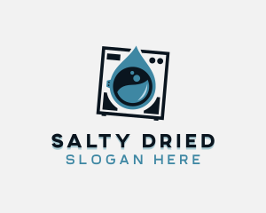 Clothes Washer Laundry logo design