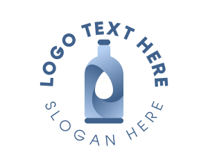 Bottle Water Drop logo