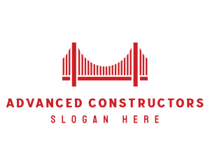 Infrastructure Bridge Architecture logo design