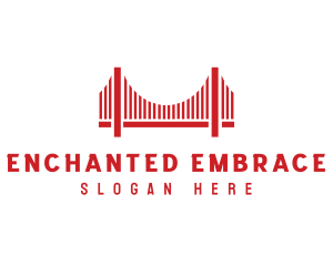 Infrastructure Bridge Architecture logo design