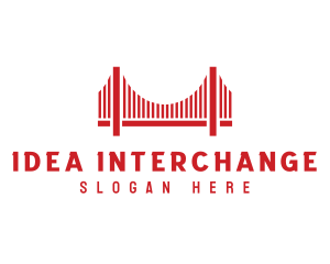 Infrastructure Bridge Architecture logo design